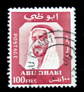 ABU DHABI - SCOTT# 41 - USED - CAT VAL $10.00