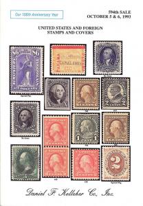 Kelleher: Sale # 594  -  United States and Foreign Stamps...