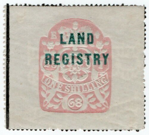 (I.B) QV Revenue : Land Registry 1/- (1865) 