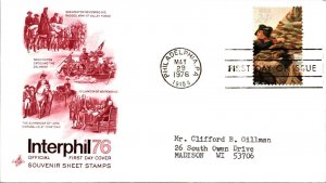 FDC 1976 SC #1688 Artcraft Cachet - Philadelphia, PA - Single - J1304