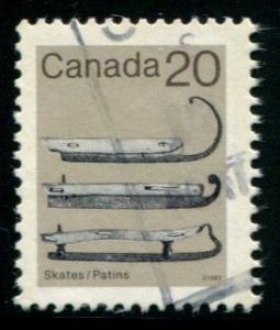 922 Canada 20c Ice Skates, used