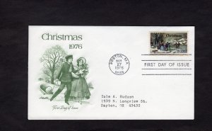 1702 Christmas, FDC Artmaster addressed