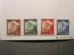 GERMANY  Scott  448-451  set  MINT HINGED  LotD  Cat $9.75