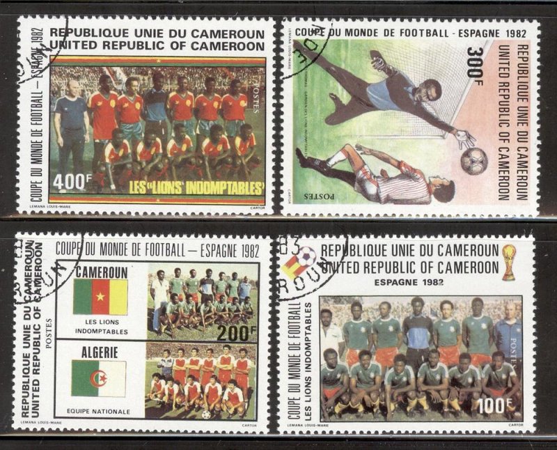 CAMEROUN SC# 710-13 F-VF U 1982