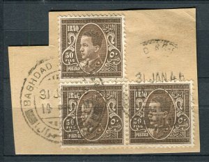 IRAQ;  1934 early Ghazi  issue fine used POSTMARK PIECE