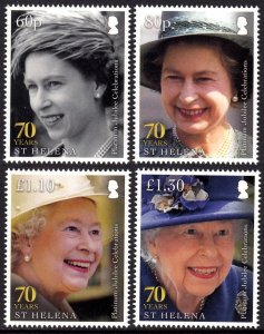 ST HELENA 2022 QUEEN ELIZABETH II PLATINUM JUBILEE ROYALTY