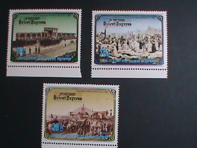 ​KOREA STAMP:1984- SC# 2398-2400 CENTENARY OF ORIENT EXPRESS  MNH RARE SET-VF