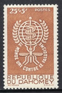 1256 - Dahomey 1962 - The World United Against Malaria - MNH Set