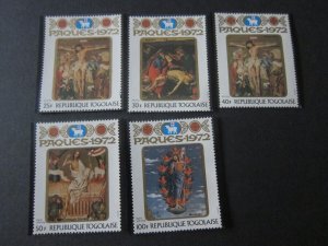 Togo 1972 Sc 805-7,C173-4 Christmas Religion set MNH