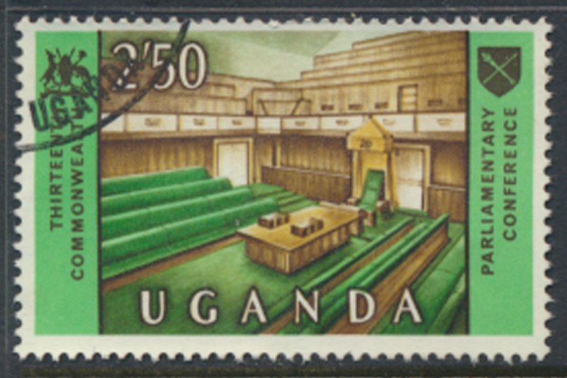 Uganda  SG 130  Used  1967  Conference Chamber   SC# 114  See scan