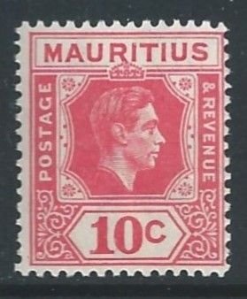 Mauritius #215 NH 10c King George VI