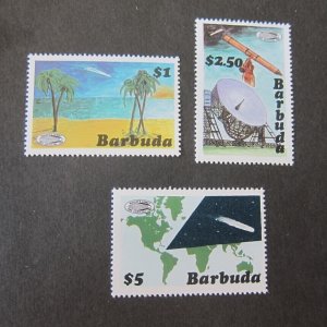 Barbuda Sc 790-791,793 space set MNH