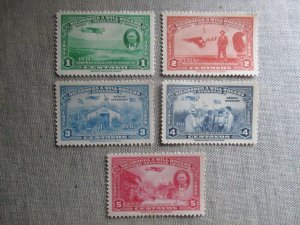 Nicaragua, Scott# C236-C240, MNH