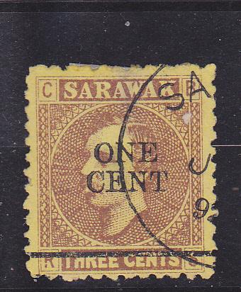 Sarawak  Scott#  25  Used