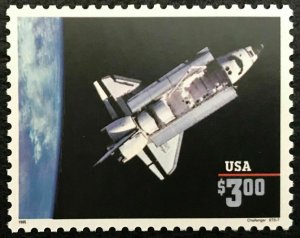  2544 Space Shuttle Challenger US Single Mint/nh FREE SHIPPING