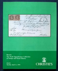 Auction Catalogue BAVARIA RUDI OPPENHEIMER Bayern Stamps Postal History Germany