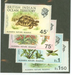 British Indian Ocean Territory #39-42 Mint (NH)