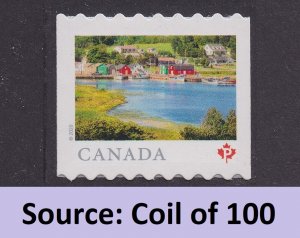 Canada 3215 Far & Wide French River P coil single MNH 2020