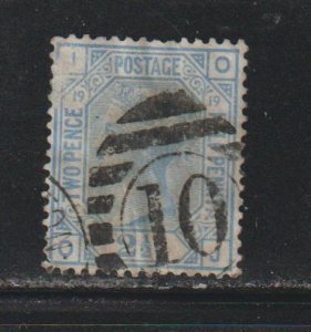 Great Britain  SC  68 Used. Plate 19