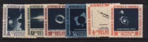 Mexico #774 - #776 & #C123 - #C125 VF/NH Set