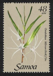 Samoa Orchid 'Dendrobium biflorum' 48 sene 1985 MNH SG#688