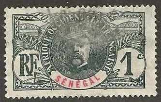 Senegal 57, used, some fading at top.  1906. (s631)