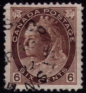 Canada #  80 Used  VF  CDS Ap16/99/NS  cancel at $ 60