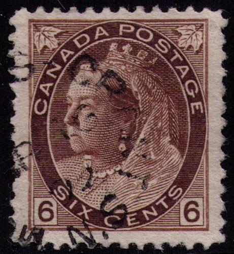 Canada #  80 Used  VF  CDS Ap16/99/NS  cancel at $ 60