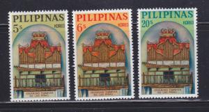 Philippines 903-905 Set MH Bamboo Organ