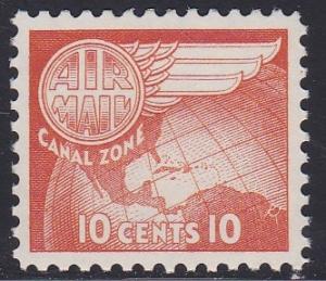 Canal Zone # C23, Globe & Wing, Hinged