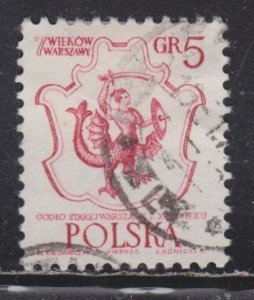 Poland 1334 Arms of Warsaw 1965