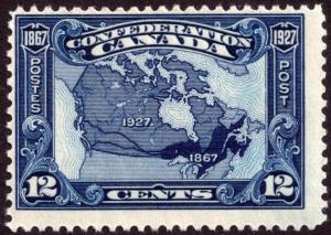 Canada 1927 12c Blue SG270 MH.