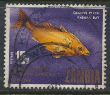Zambia  SG 149 SC# 59   Tourism Perch Fish  Used see scan