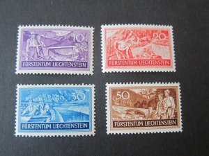 Liechtenstein 1937 Sc 132-5 set MNH