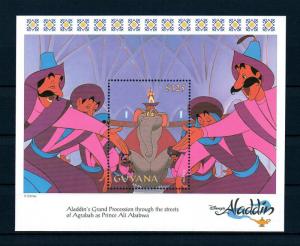 X0 Disney 270  Guyana SC# 2763 Aladdin Souvenir Sheet