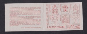 Sweden  #1508-1513a  MNH  1984  booklet  engravings Dahlbergh