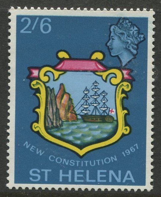 STAMP STATION PERTH St Helena #196 Badge of St Helena 1967 MNH