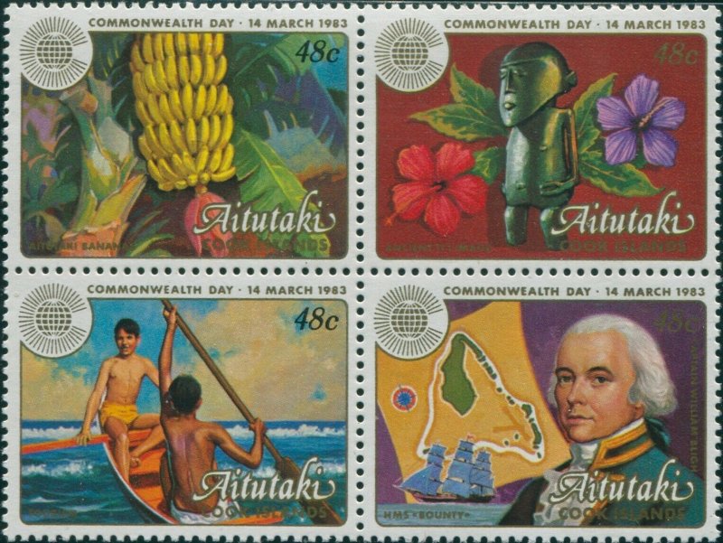 Aitutaki 1983 SG430-433 Commonwealth Day MNH