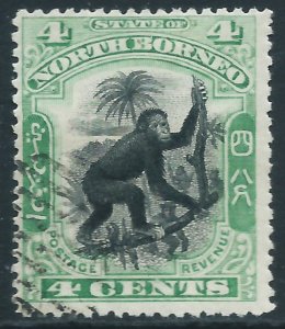 North Borneo, Sc #103, 4c Used