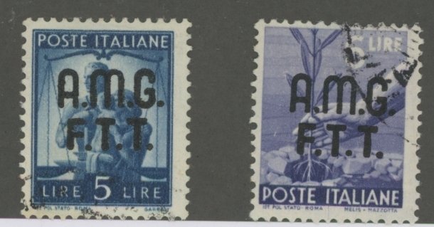 Italy/Trieste (Zone A) #7-8 Used Single