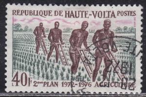 Burkina Faso 279 Plowers in the Field 1972