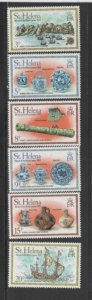 ST. HELENA #311-313 1978 WRECK OF THE WITTE LEEVW MINT VF NH O.G