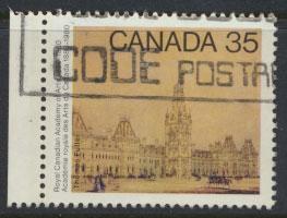 Canada SG 975 Used  left margin