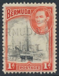 Bermuda  SG 110 SC# 118a   Rose Red shade Used  see details and scans