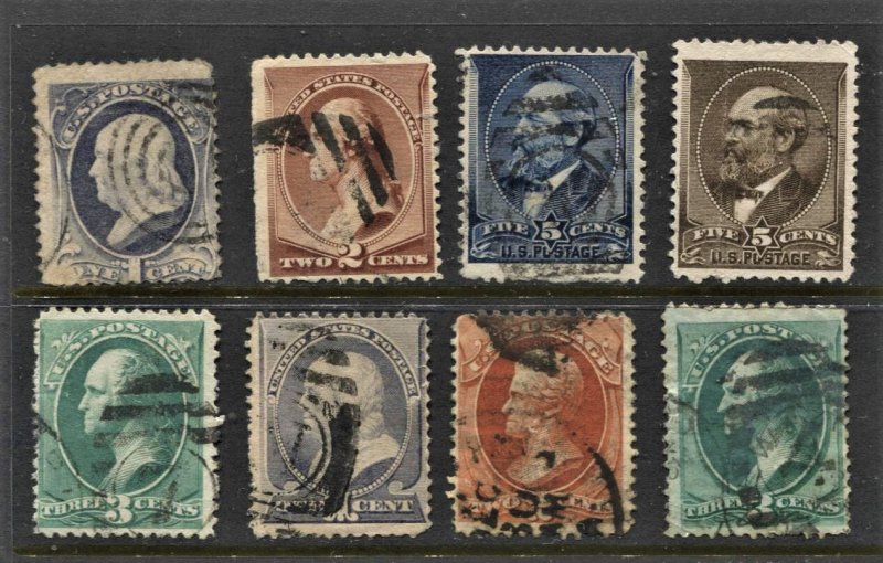 STAMP STATION PERTH -US #8 Early Used Stamps - Unchecked