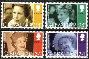 Gibraltar Sc #703-706 MNH