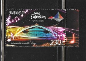 ARMENIA Sc 887 NH issue of 2011 - SONG CONTEST 