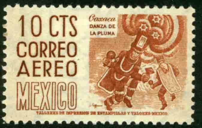 MEXICO C219, 10¢ 1950 Definitive 2nd Printing wmk 300. MINT, NH. F-VF.