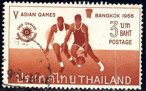 Netball, 5th Asian Games Bangkok 1966, Thailand SC#448 used