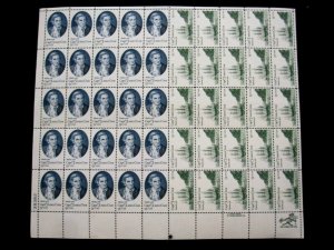 US - SCOTT# 1732-1733 - PANE 50 - MNH - CAT VAL $12.50